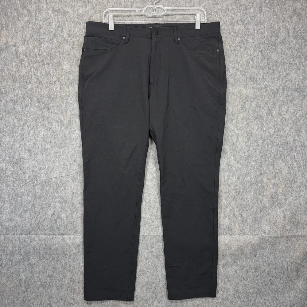Proof 72 Hour Merino‎ Wool Pants Men's 34 x 28 Black Huckberry Travel Stretch